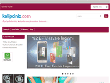 Tablet Screenshot of kalipciniz.com